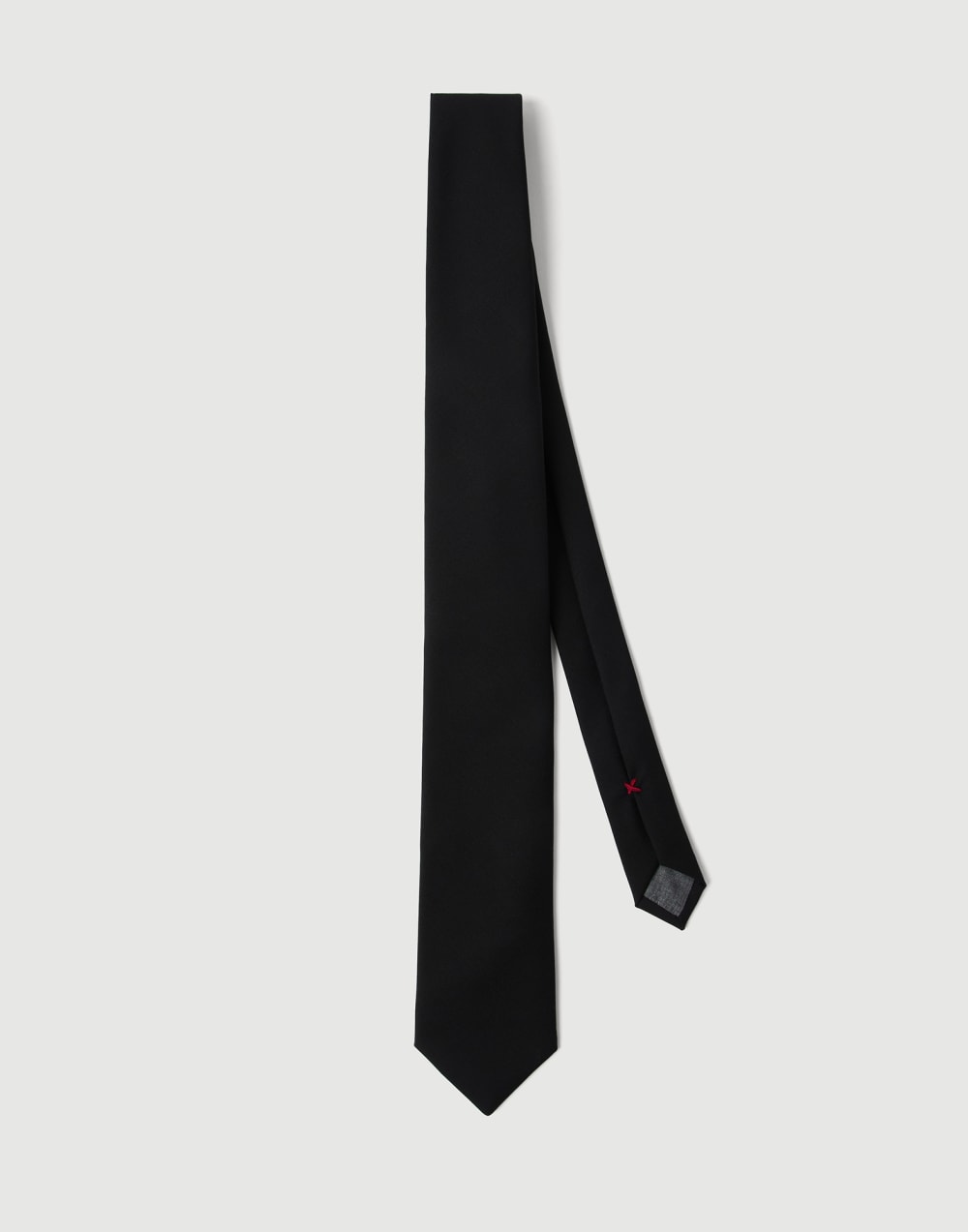 Virgin wool tie Black Man - Brunello Cucinelli