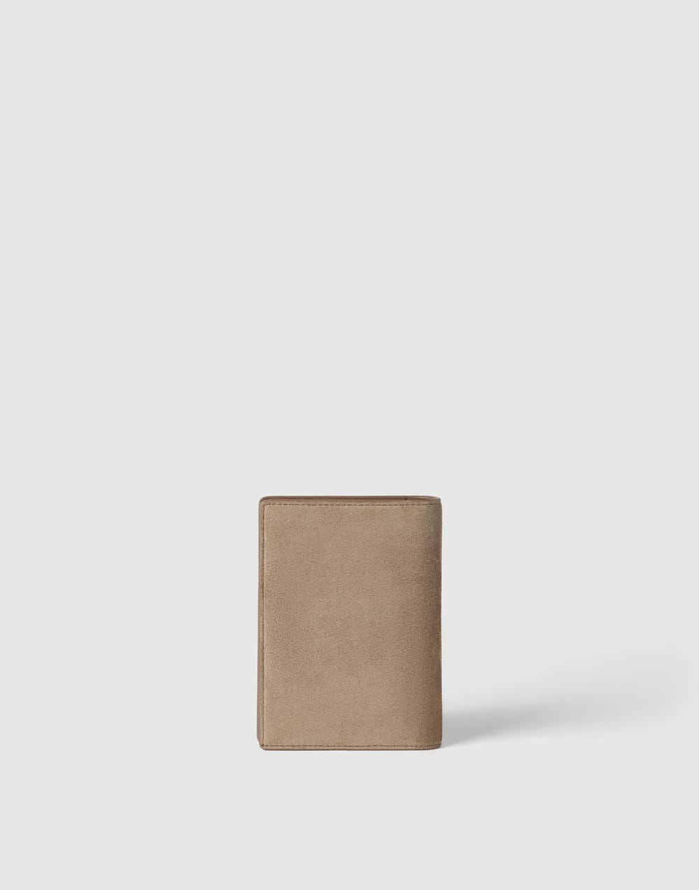 Funda para pasaporte en piel de ante Beige Mujer - Brunello Cucinelli