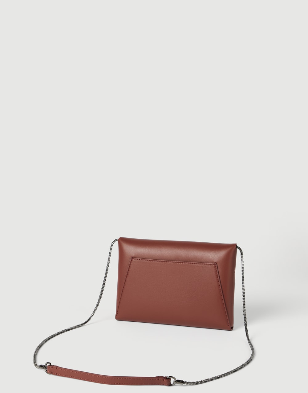 Calfskin BC Duo pochette Firebrick Woman - Brunello Cucinelli