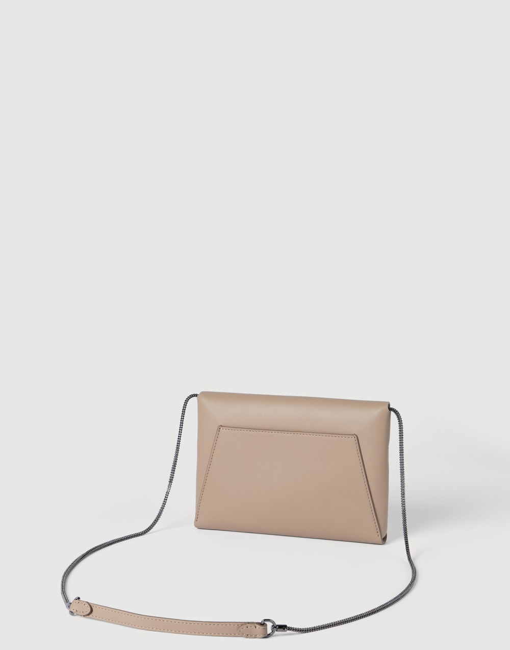 Calfskin BC Duo pochette Buff Woman - Brunello Cucinelli