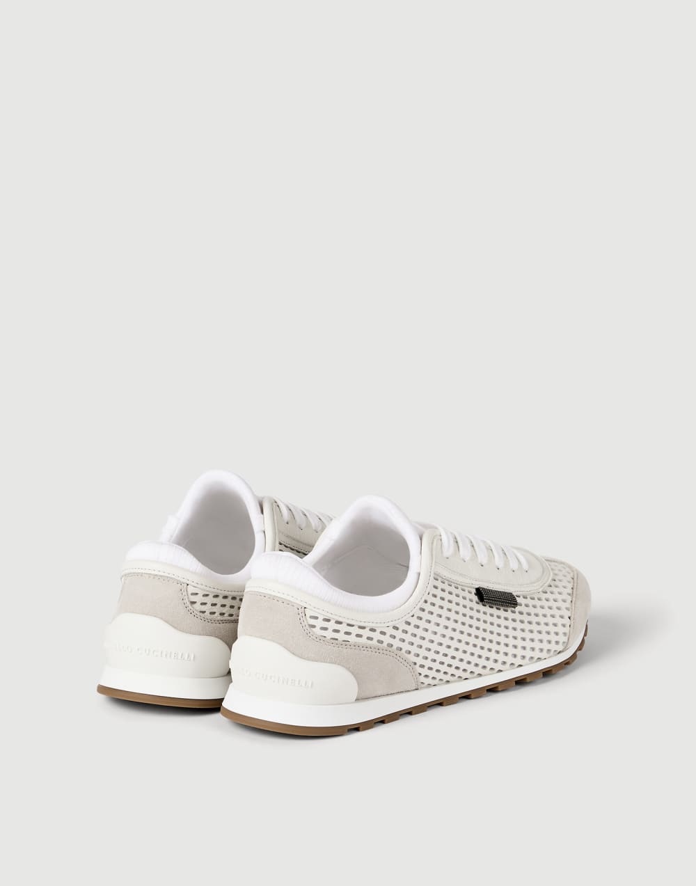 Deerskin and suede runners White Woman - Brunello Cucinelli