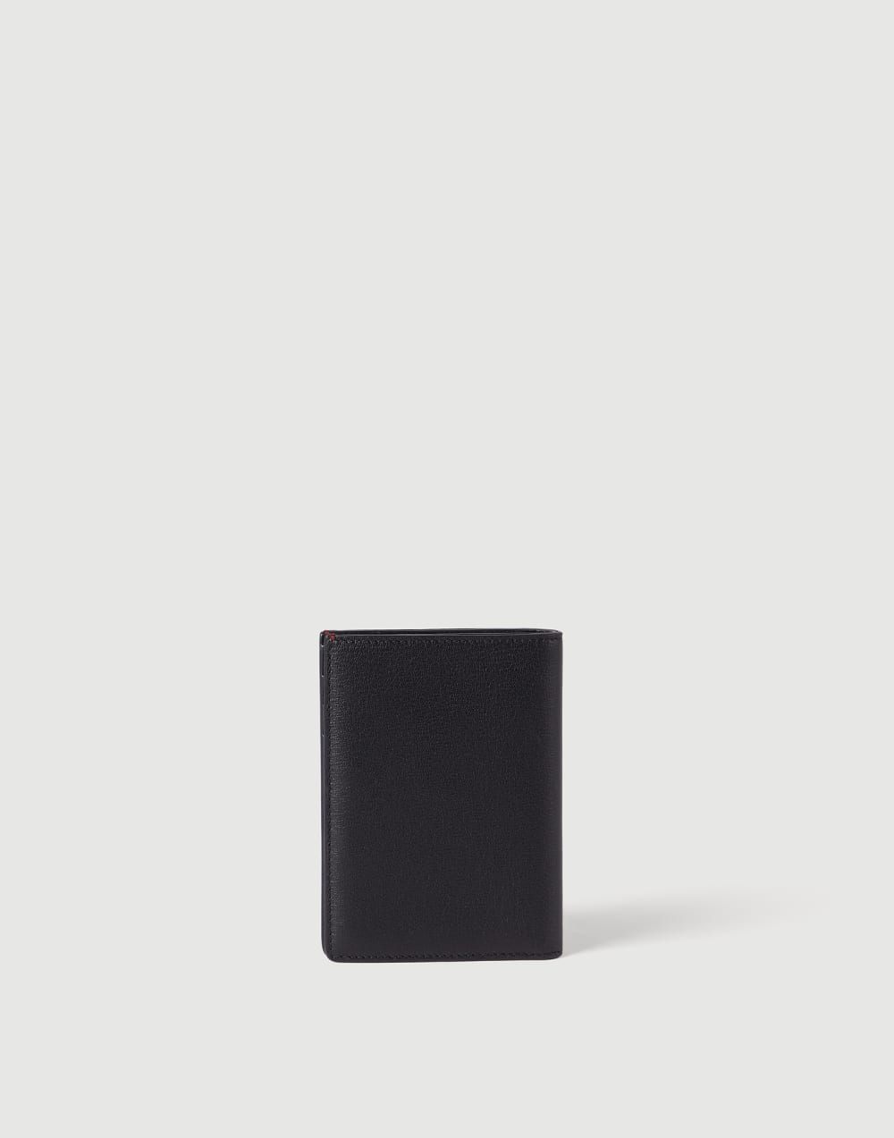 Grained leather passport holder Black Man - Brunello Cucinelli