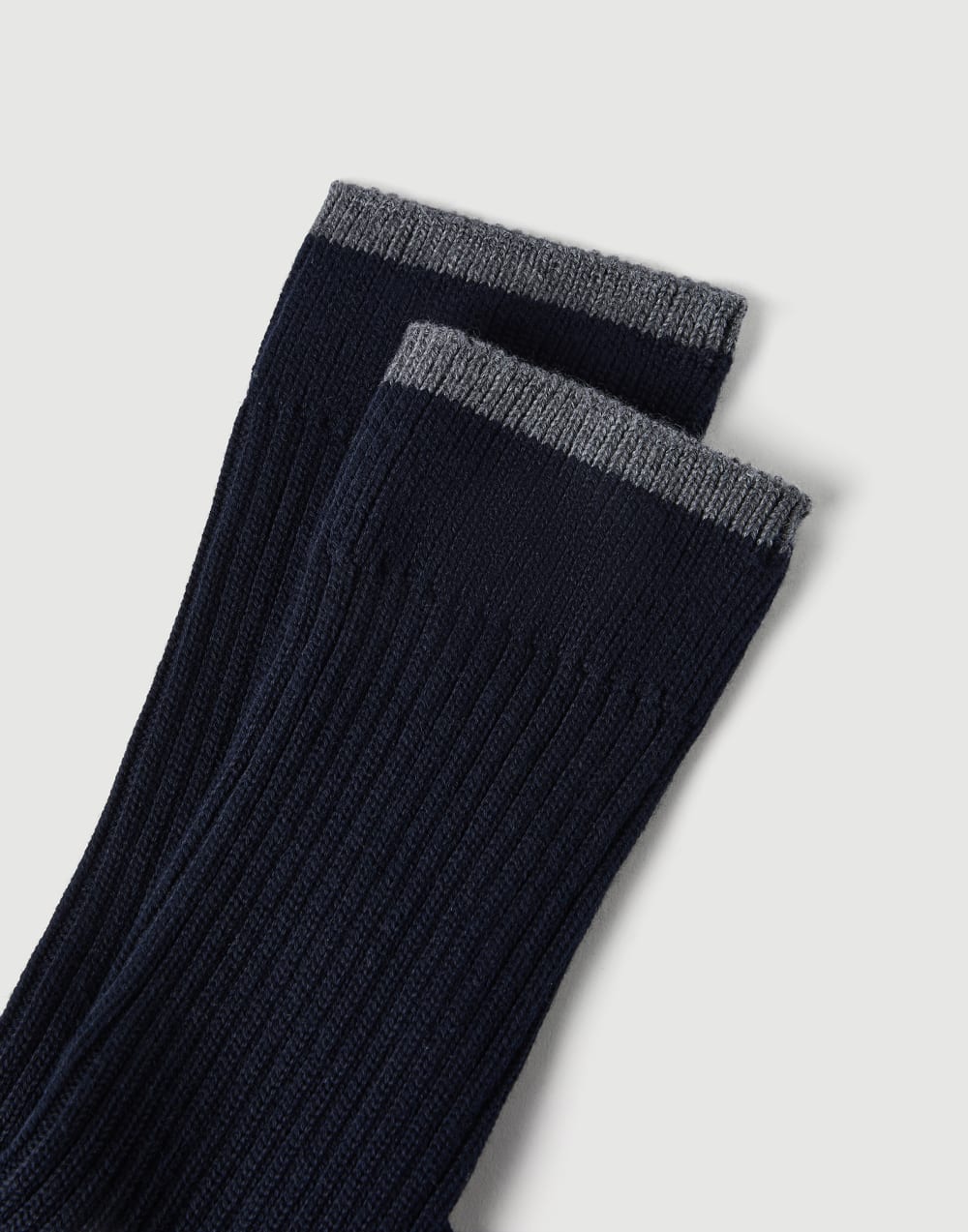 Cotton socks Navy Blue Man - Brunello Cucinelli