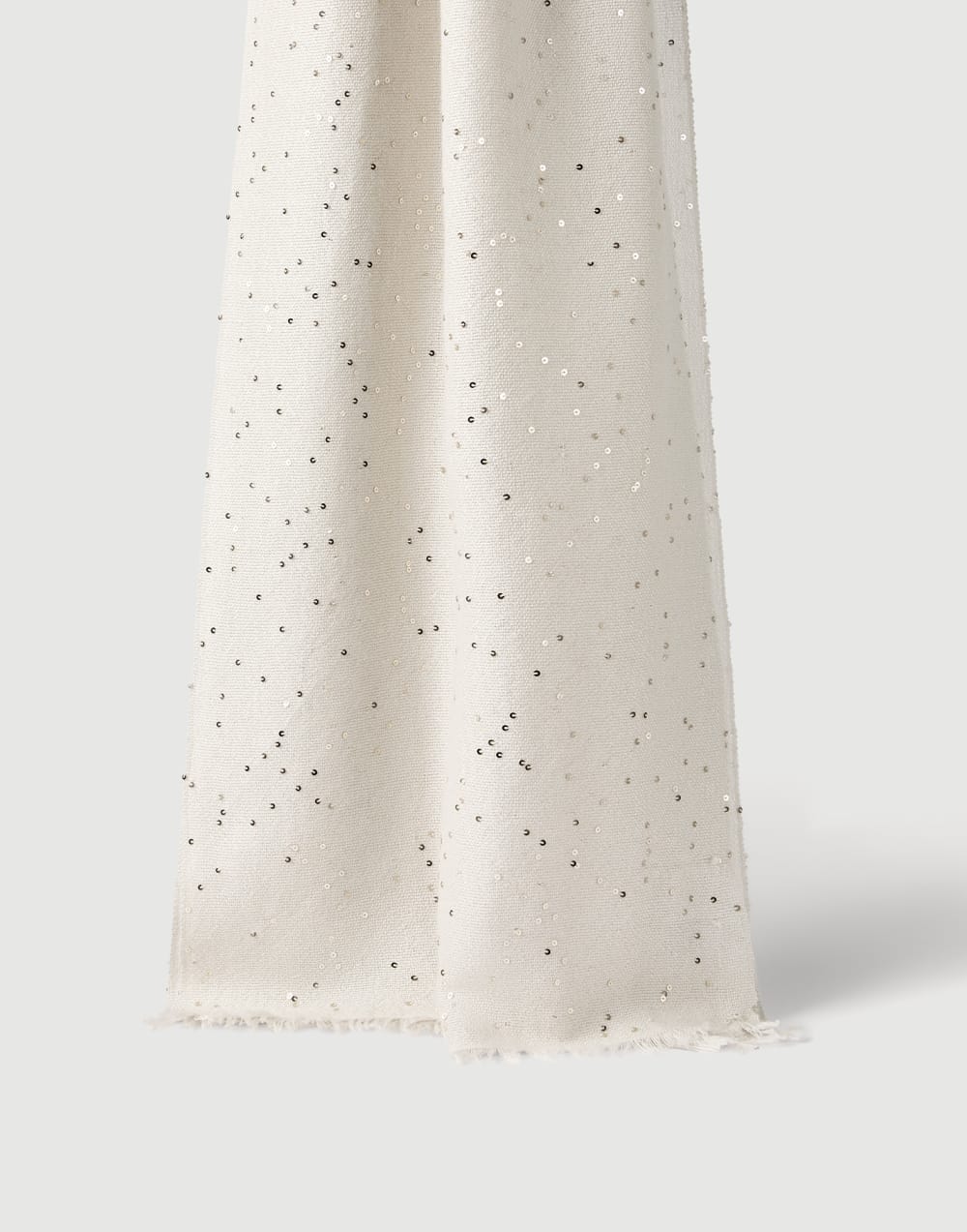 Cashmere and silk Diamond yarn scarf Panama Woman - Brunello Cucinelli