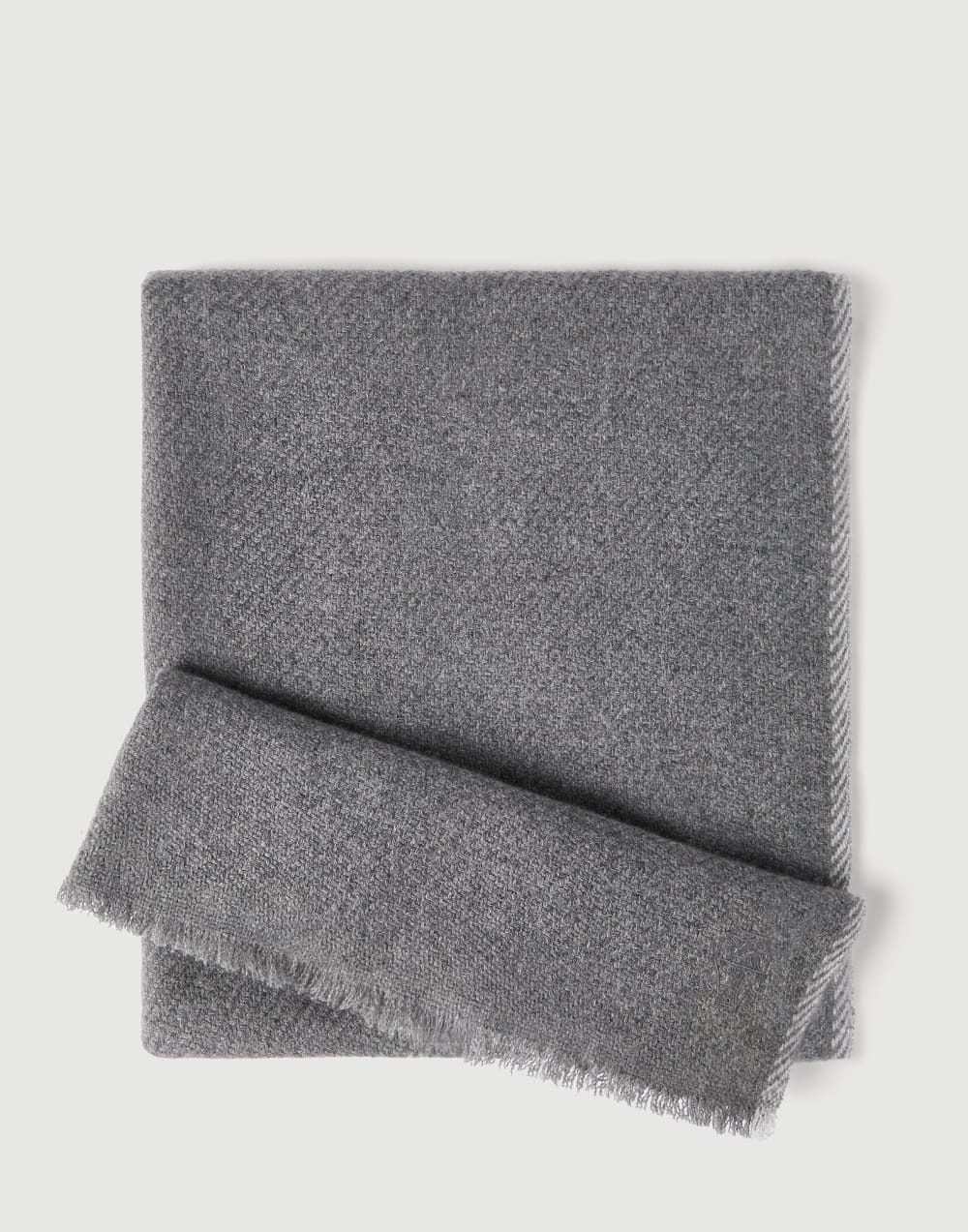 Cashmere scarf Medium Grey Man - Brunello Cucinelli