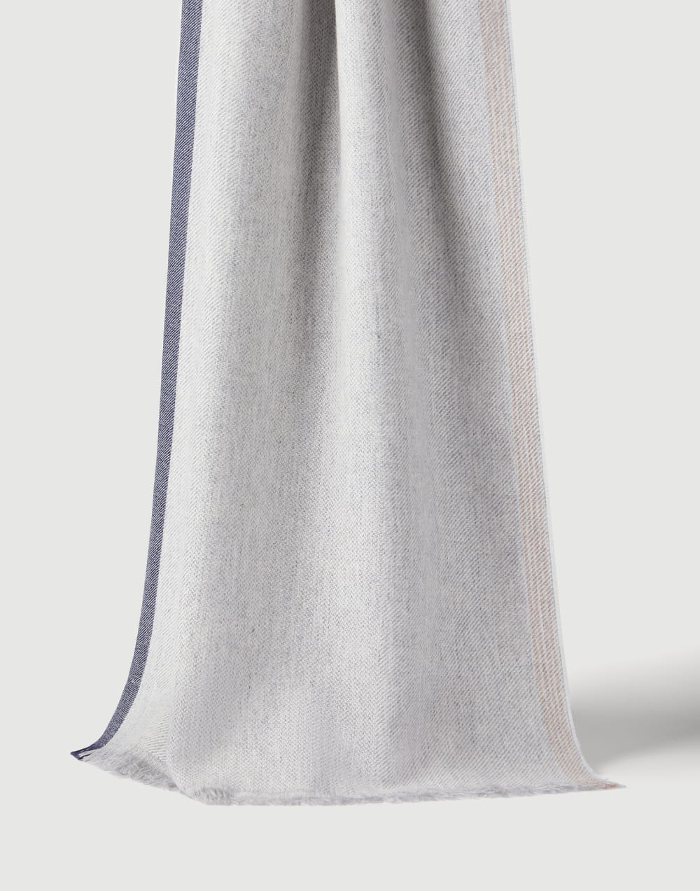 Bufanda de cachemir Gris Perla Hombre - Brunello Cucinelli