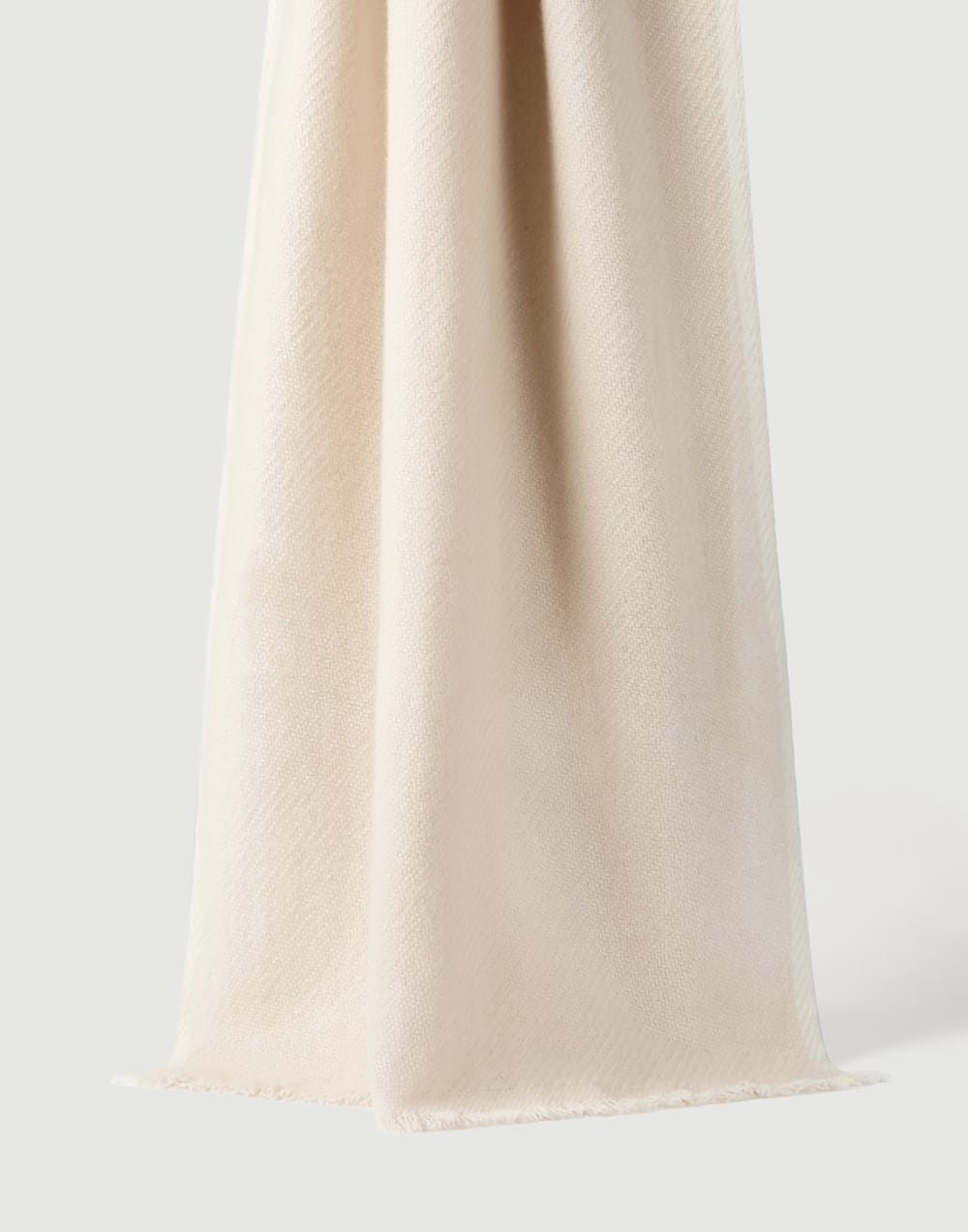 Cashmere diagonal scarf Sand Man - Brunello Cucinelli