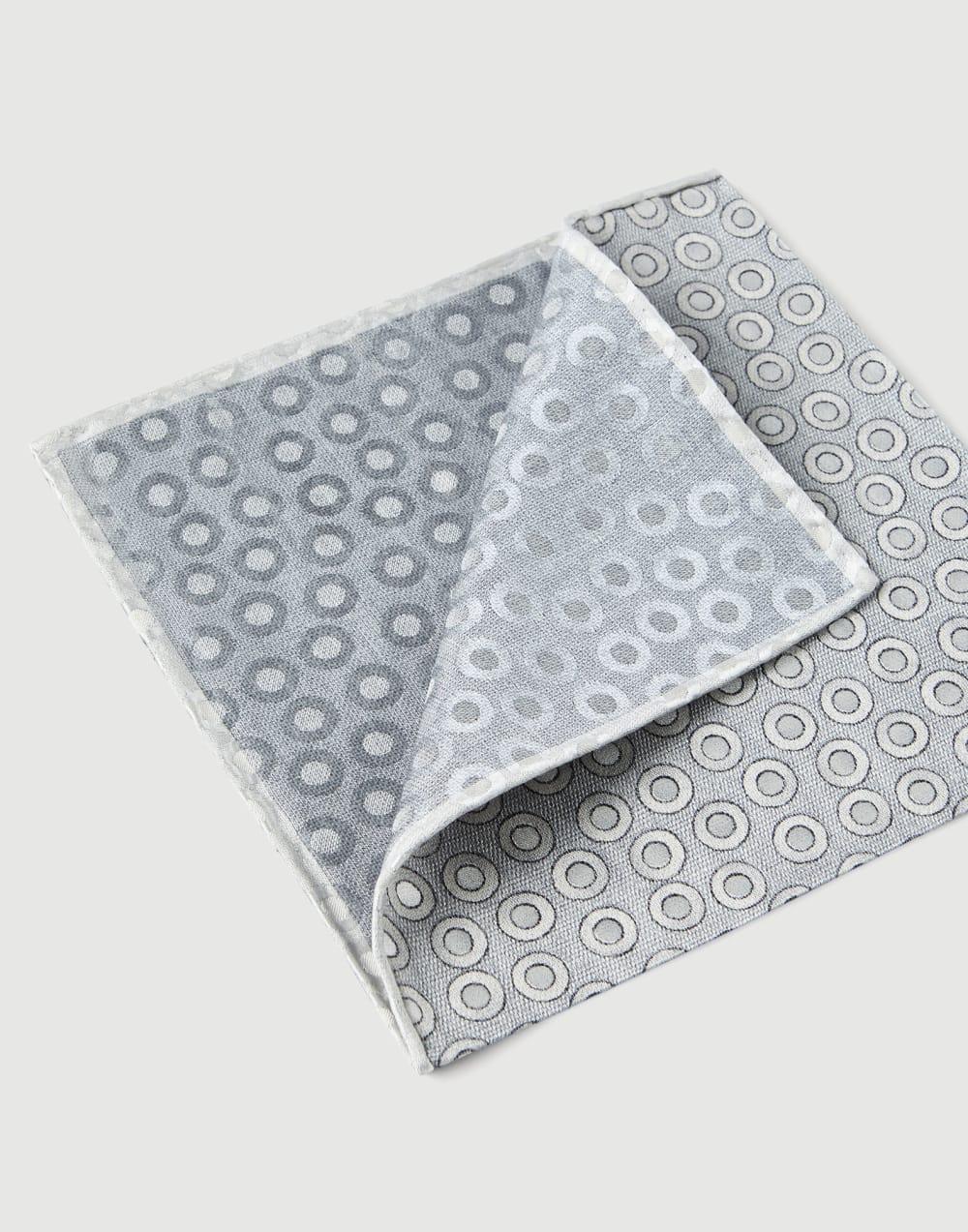 Pañuelo de bolsillo de lunares Gris Hombre - Brunello Cucinelli