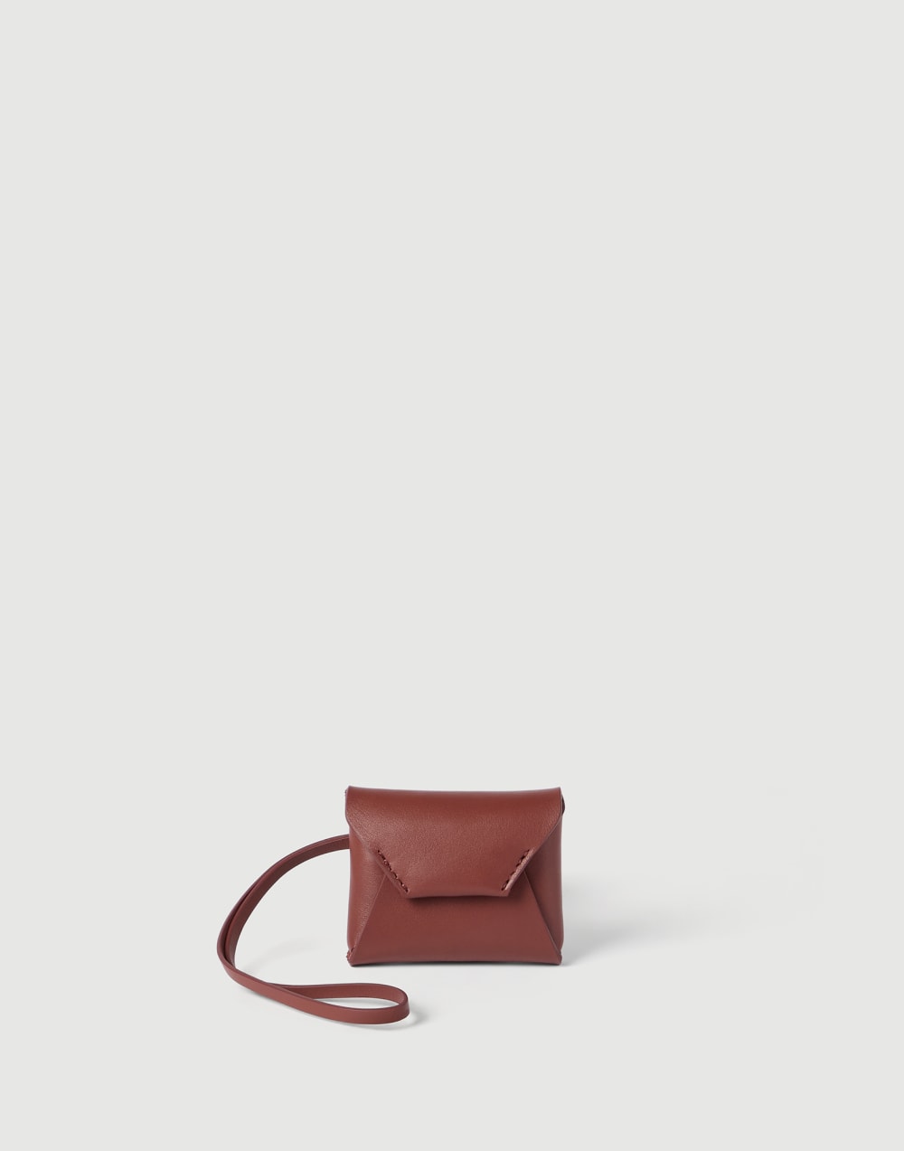 Calfskin bag charm Firebrick Woman - Brunello Cucinelli