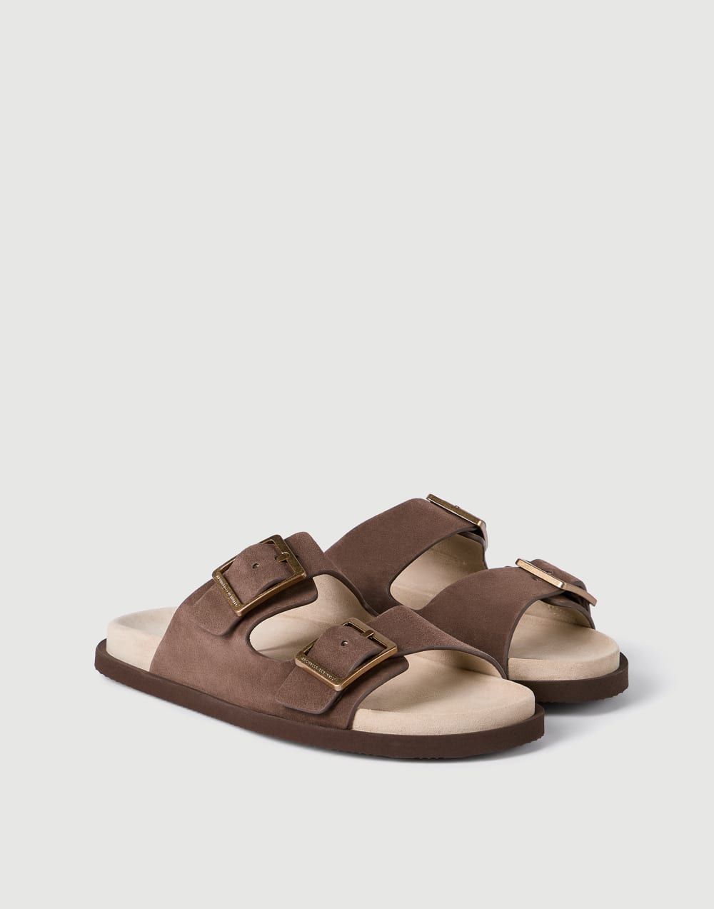 Suede slides Mud Man - Brunello Cucinelli