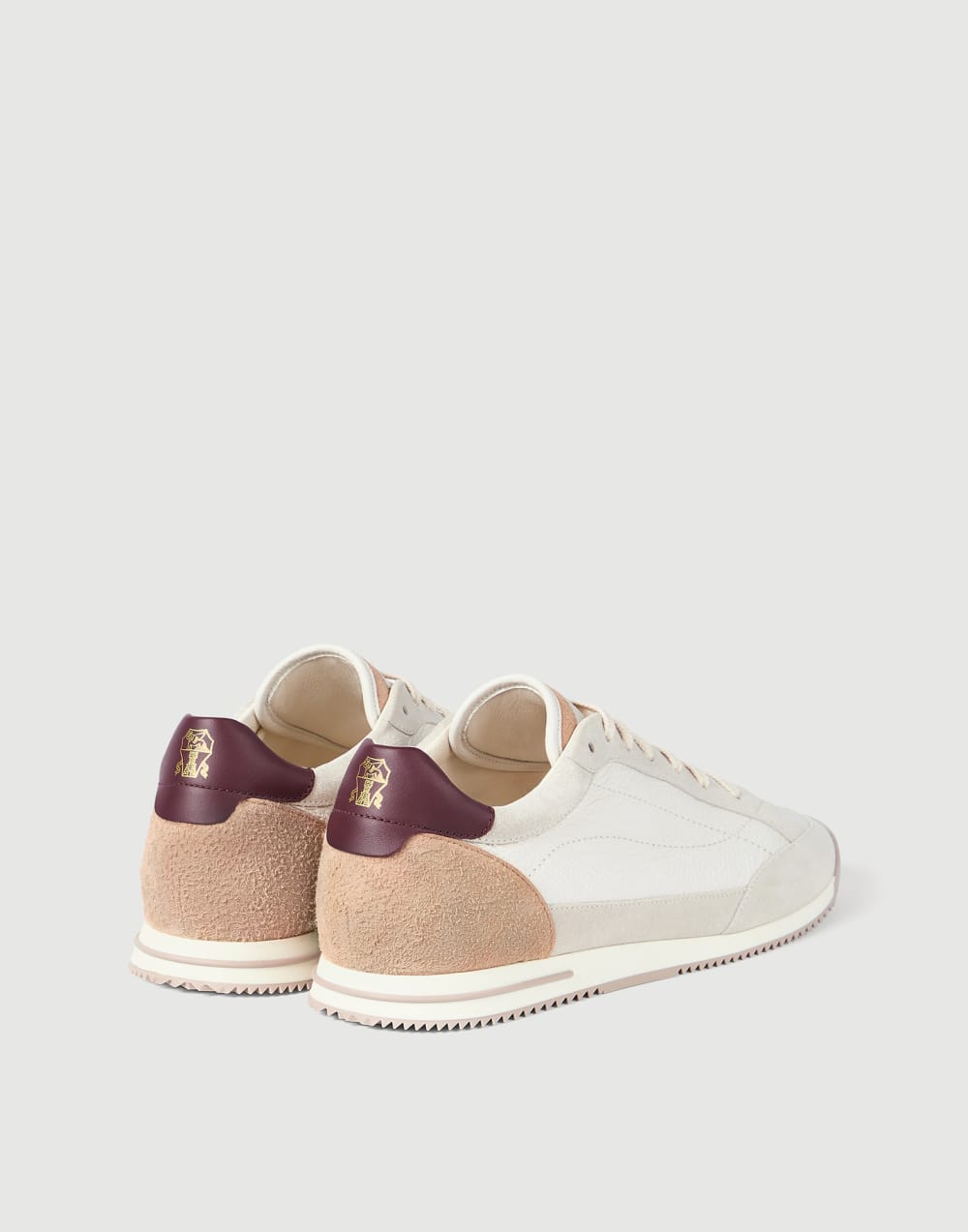 Deerskin and suede sneakers Panama Man - Brunello Cucinelli