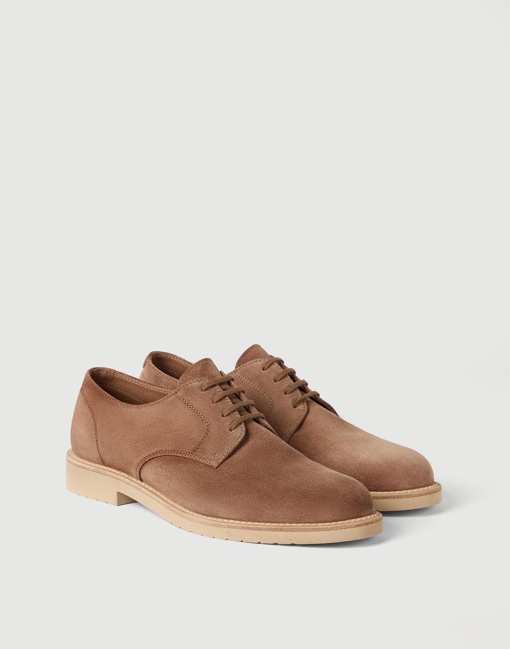 Calfskin derby Hazelnut Man - Brunello Cucinelli