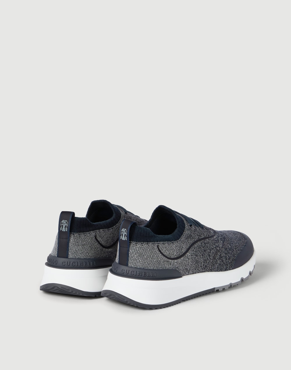 Knit runners Navy Blue Man - Brunello Cucinelli