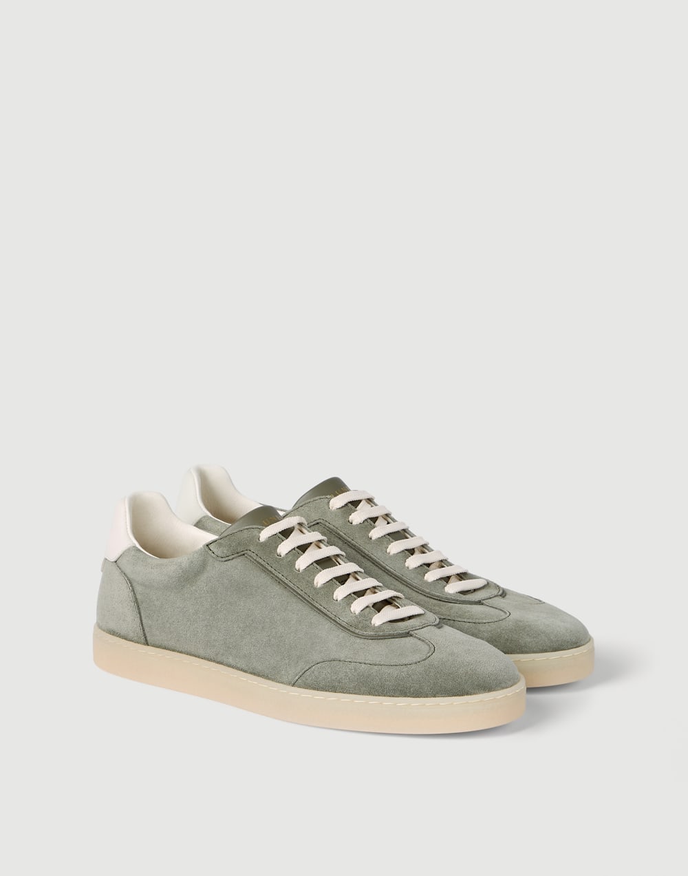 Suede sneakers Olive Man - Brunello Cucinelli