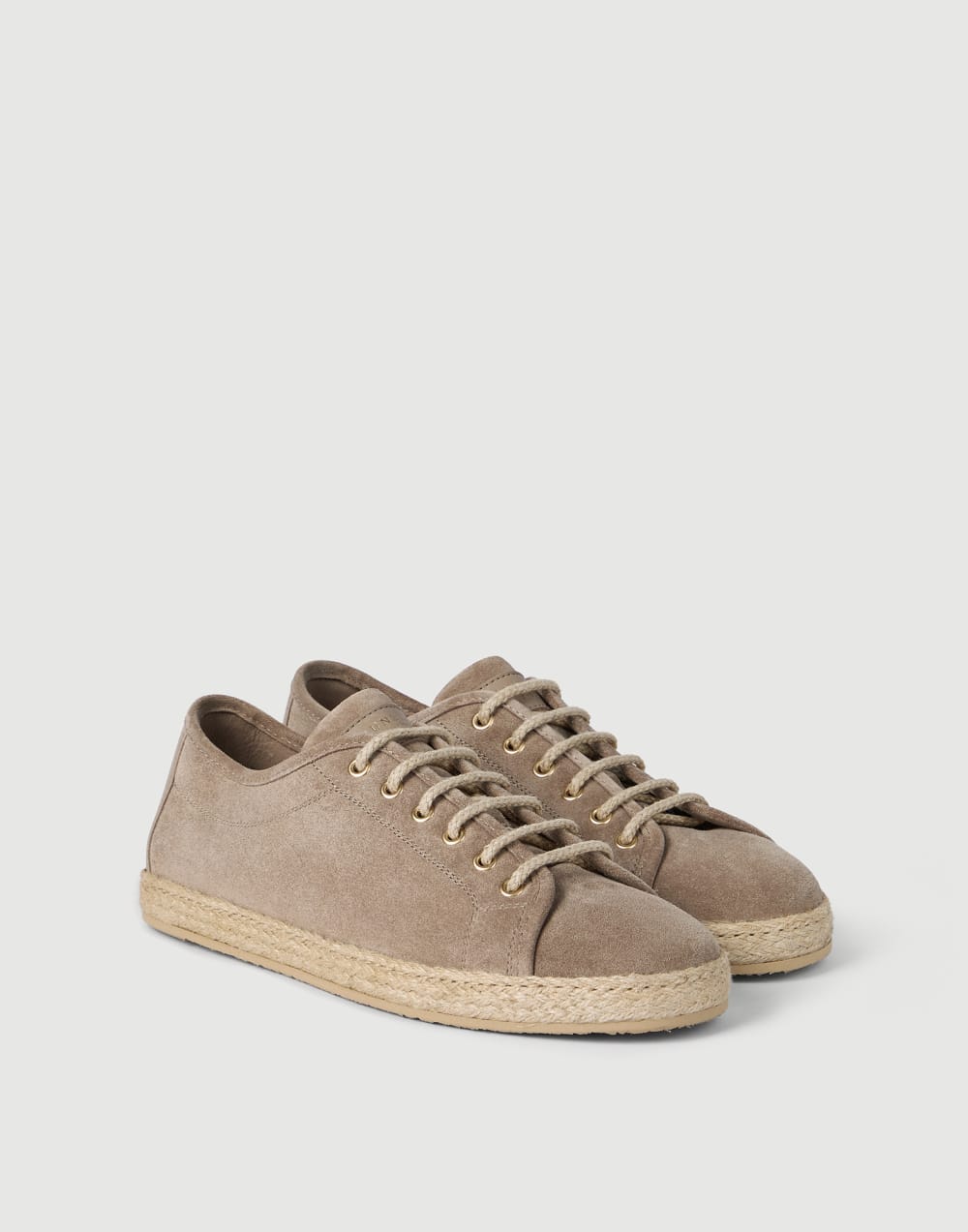 Derby en piel de becerro vuelta Beige Hombre - Brunello Cucinelli