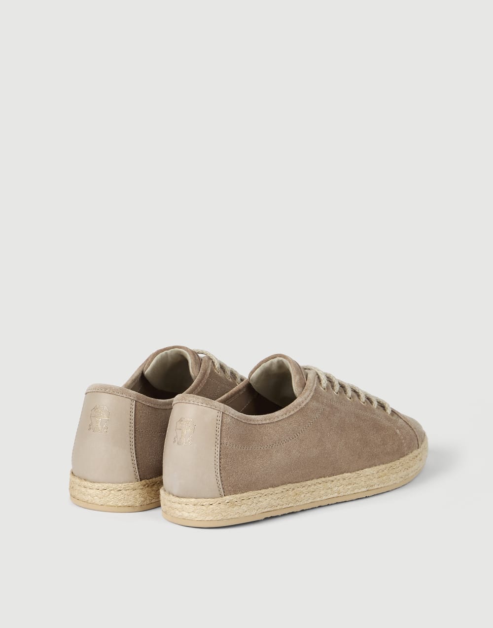 Derby en piel de becerro vuelta Beige Hombre - Brunello Cucinelli