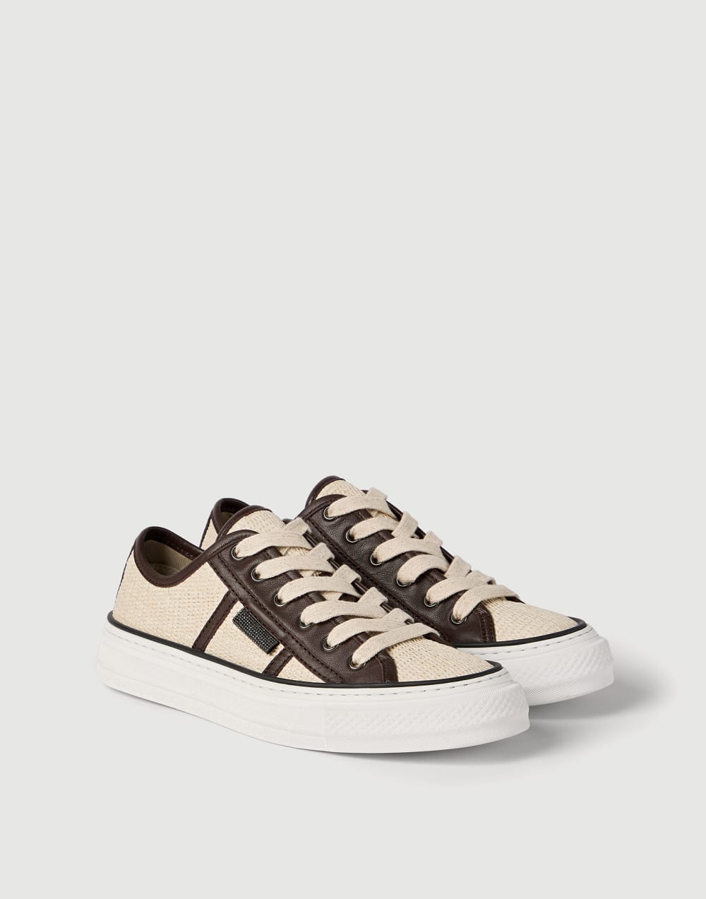 Zapatillas de rafia técnica Cuerda Mujer - Brunello Cucinelli