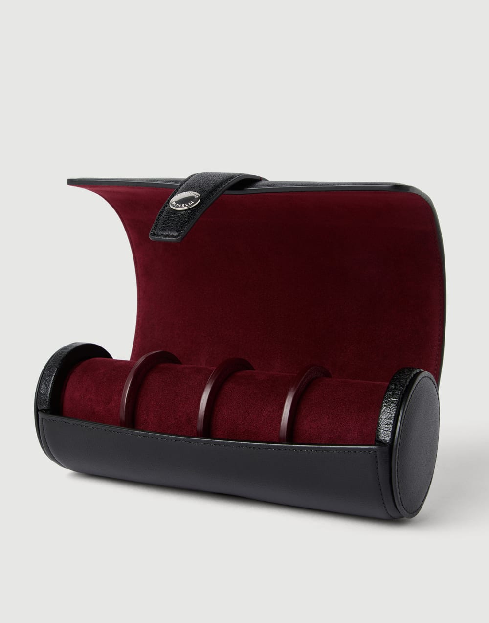 Grained leather watch box Black Man - Brunello Cucinelli