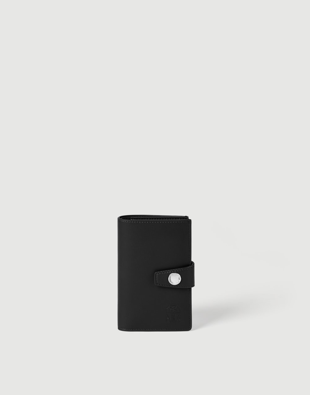 Leather wallet with zipper Black Man - Brunello Cucinelli