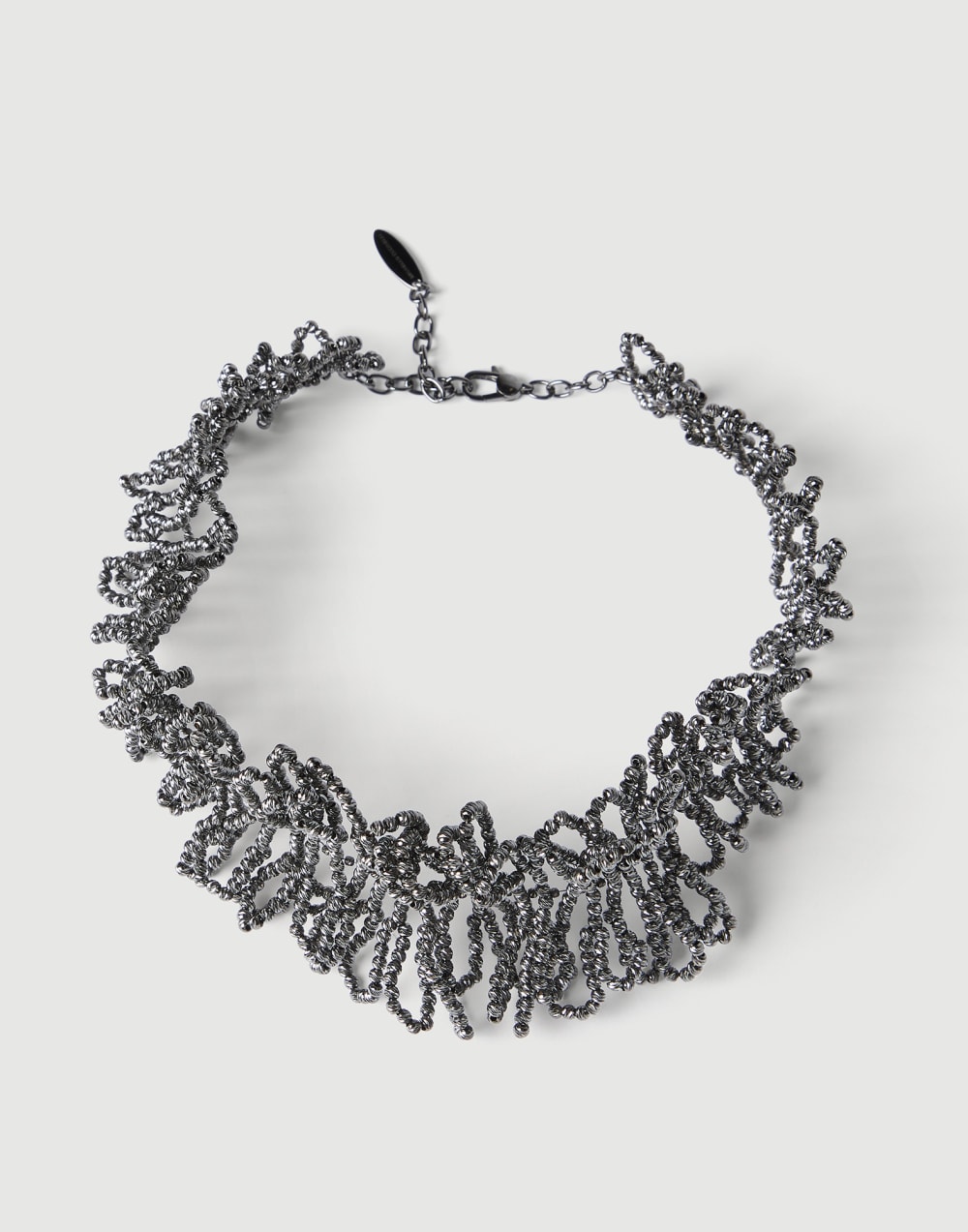 Sterling Silver choker Lignite Grey Woman - Brunello Cucinelli