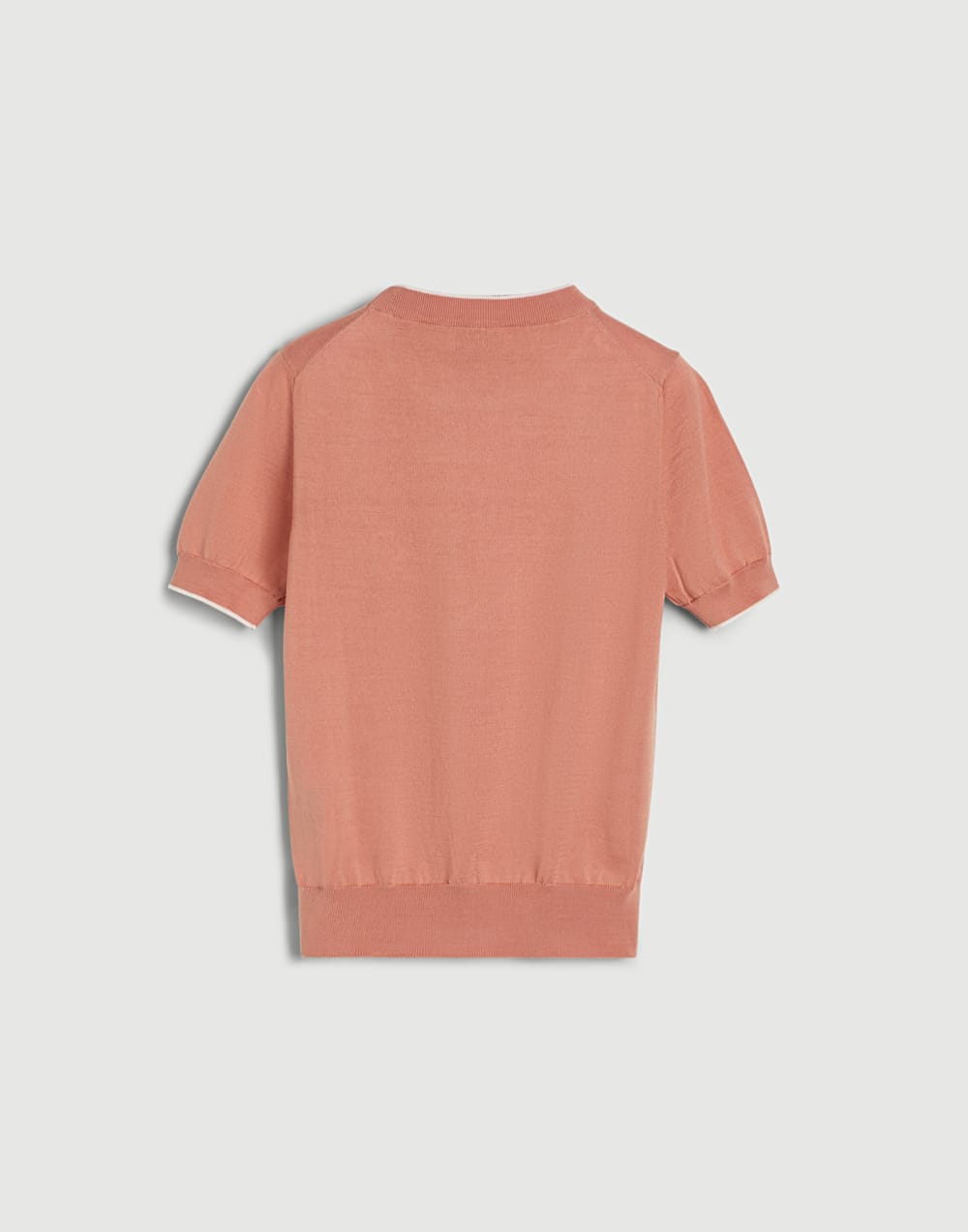 Camiseta de punto ligero Naranja Niño - Brunello Cucinelli