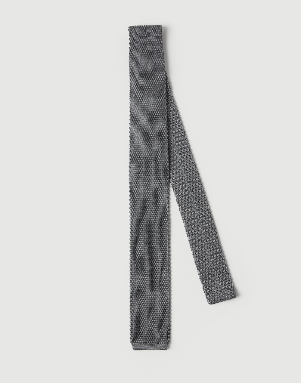 Knit necktie Grey Man - Brunello Cucinelli