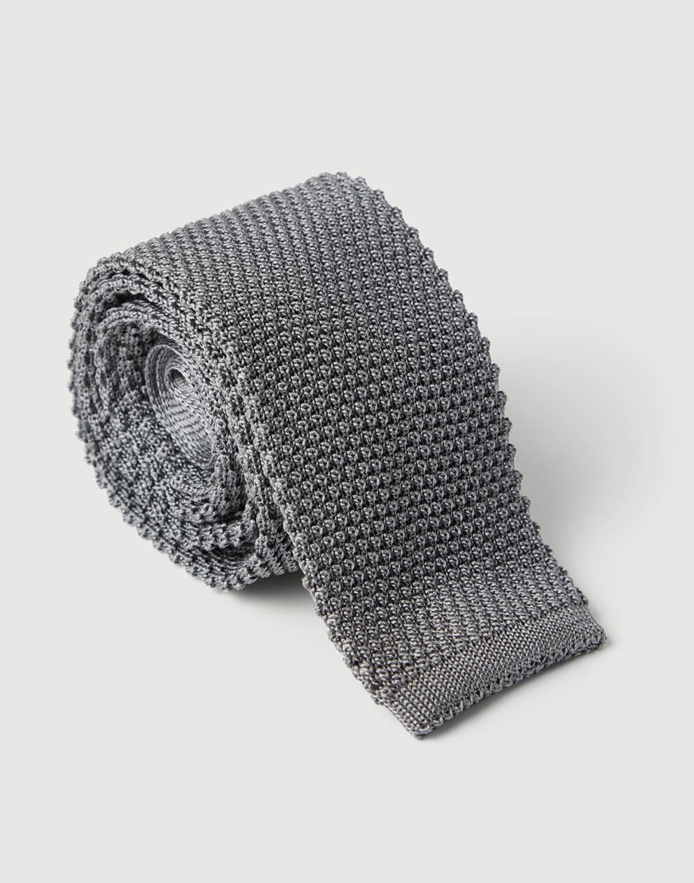 Knit necktie Grey Man - Brunello Cucinelli
