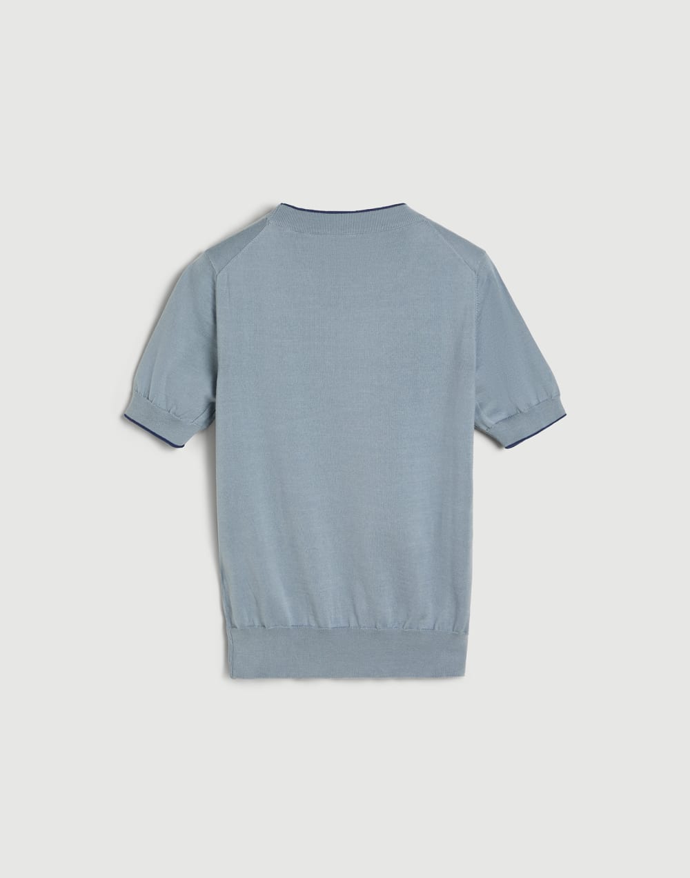 Camiseta de punto ligero Celeste Niño - Brunello Cucinelli