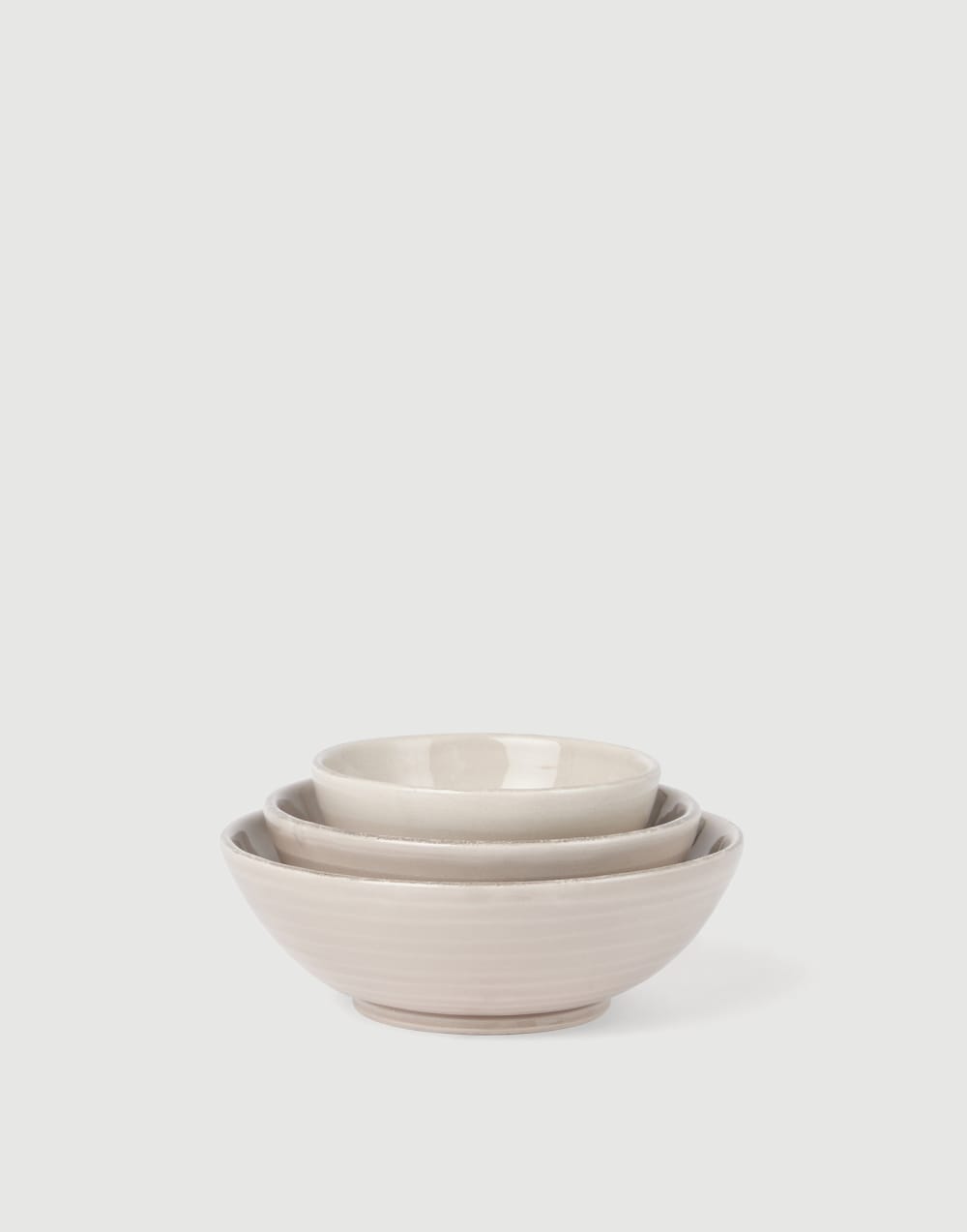 3-piece bowl set Brown Lifestyle - Brunello Cucinelli