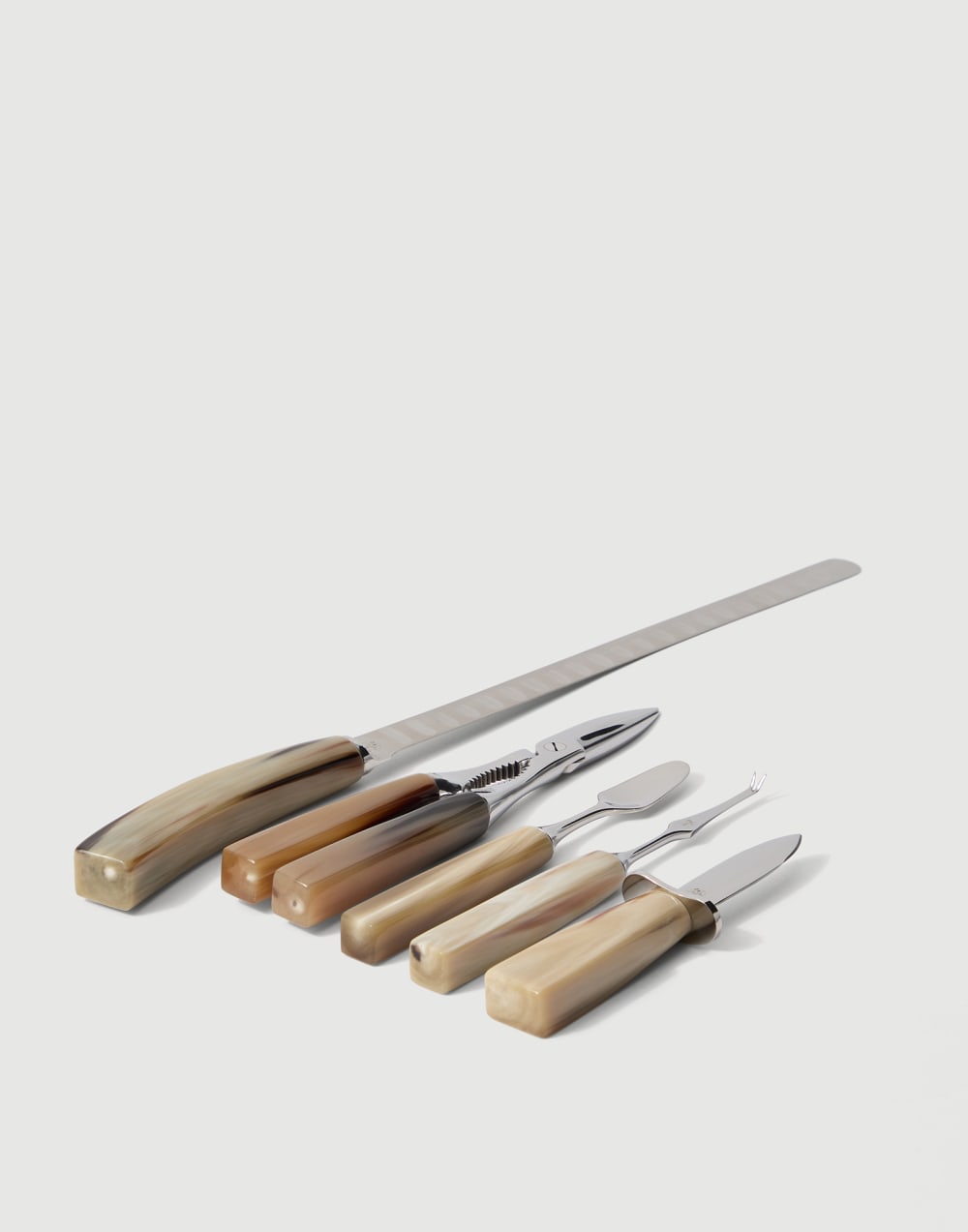 Set de cubiertos para crudités Cuerno Natural Lifestyle - Brunello Cucinelli