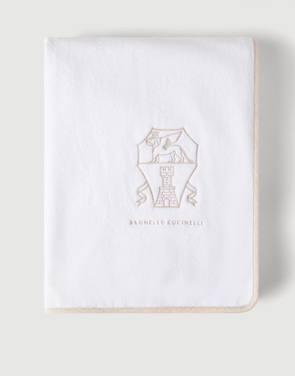 Terrycloth towel White Lifestyle - Brunello Cucinelli