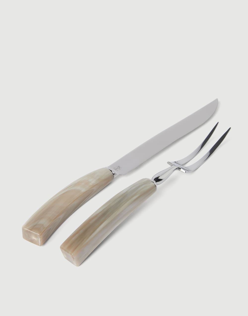 Carving set Natural Horn Lifestyle - Brunello Cucinelli