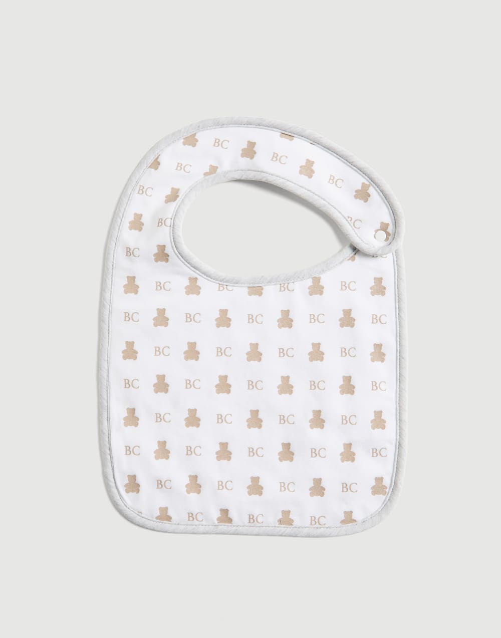 Set de dos baberos Baby Bernie Blanco Bebé - Brunello Cucinelli