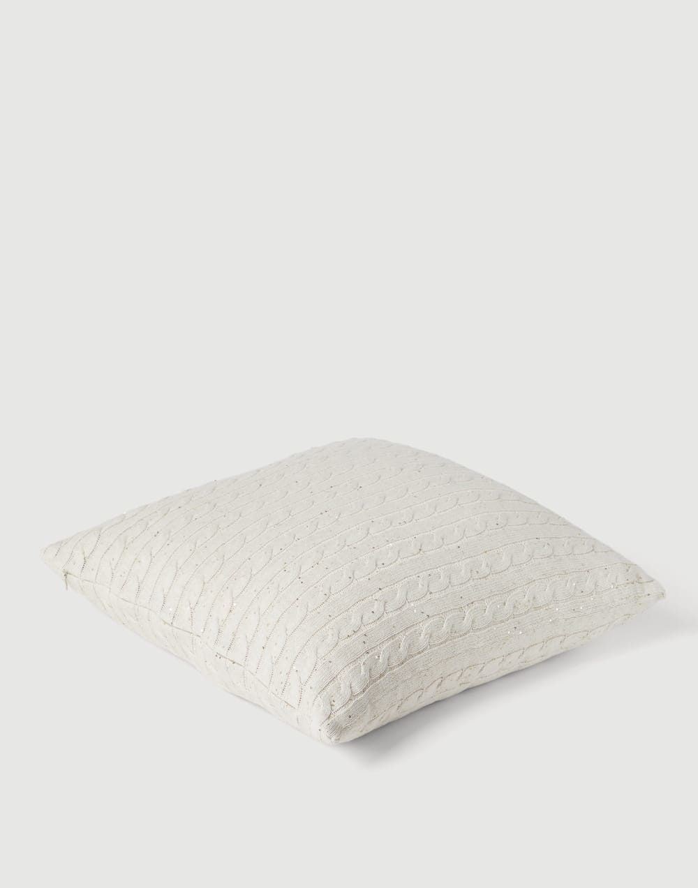 Large knit cushion Oat Lifestyle - Brunello Cucinelli