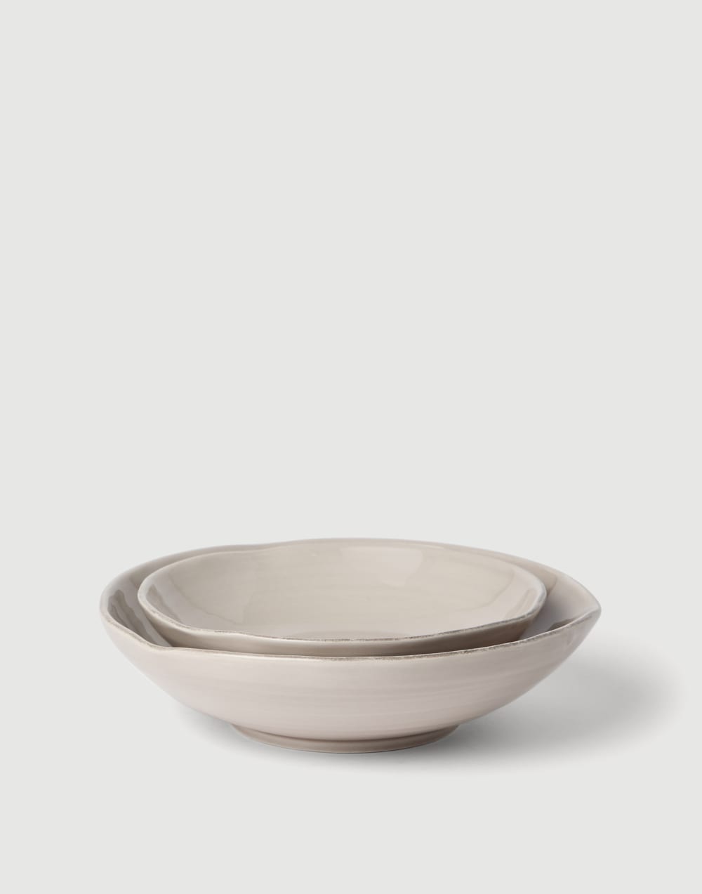 Set of deep plates Brown Lifestyle - Brunello Cucinelli