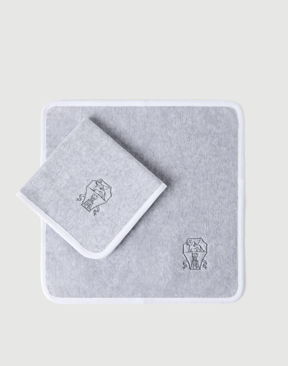 Гостевые салфетки из махровой ткани Серый Стиль жизни - Brunello Cucinelli