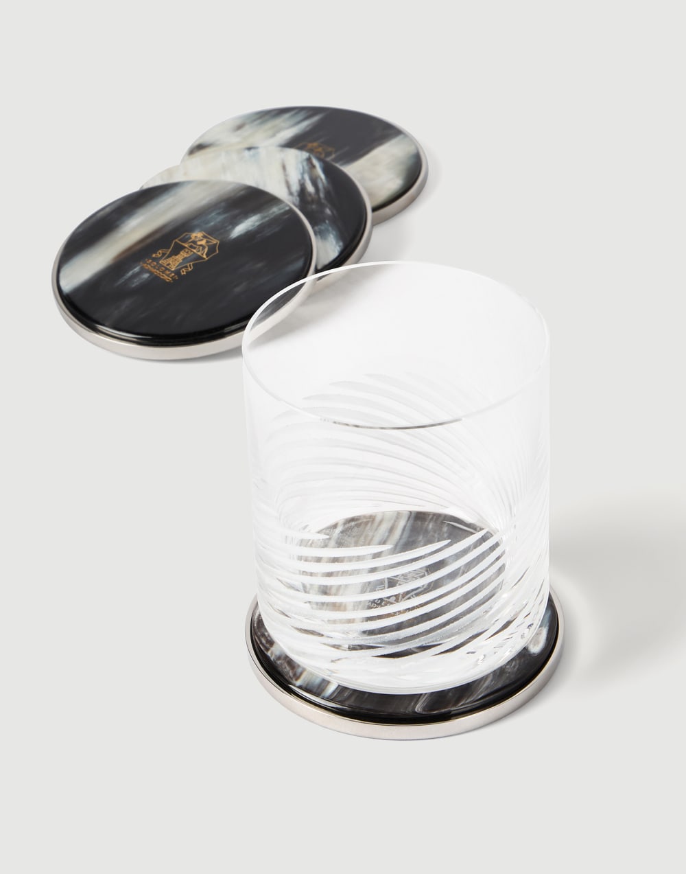 Coaster set Black Lifestyle - Brunello Cucinelli