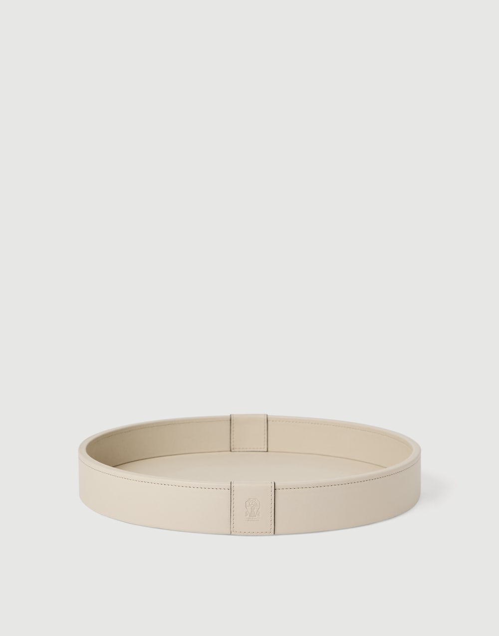 Wood and leather small tray Rice Lifestyle - Brunello Cucinelli