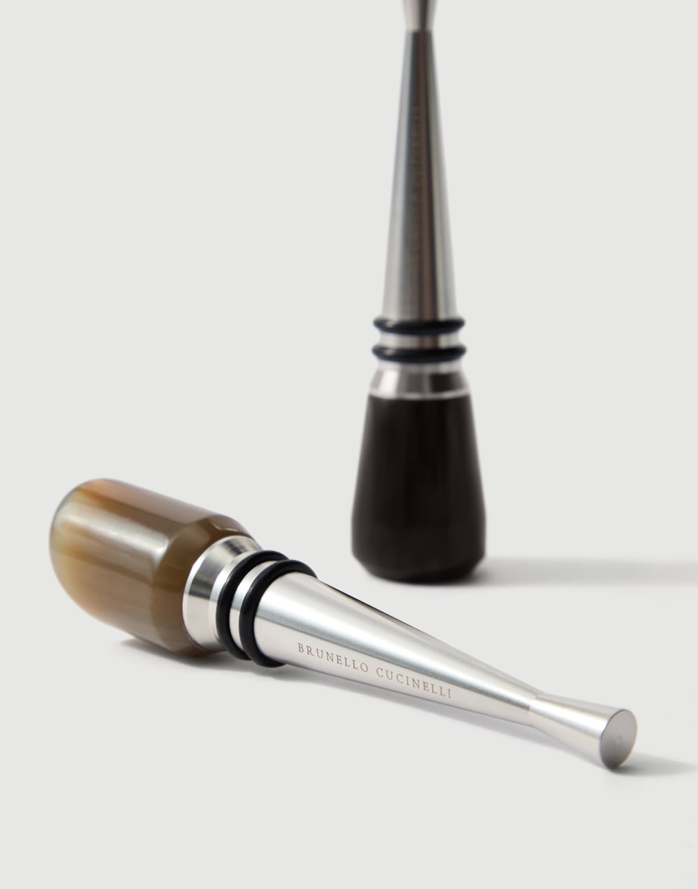 Set de dos tapones Cuerno Natural Lifestyle - Brunello Cucinelli