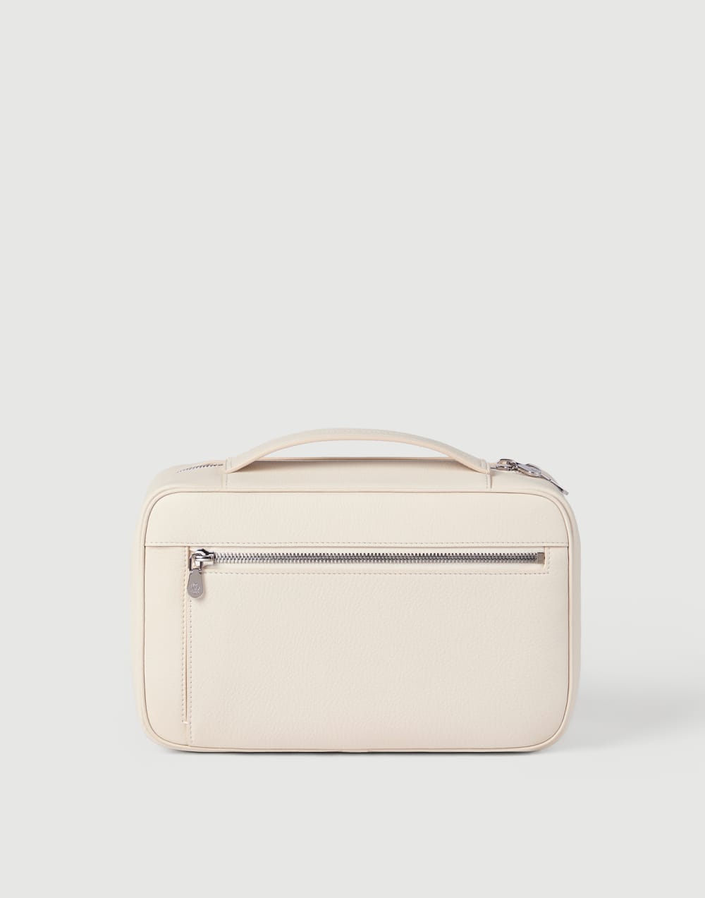 Calfskin beauty case Snow Man - Brunello Cucinelli