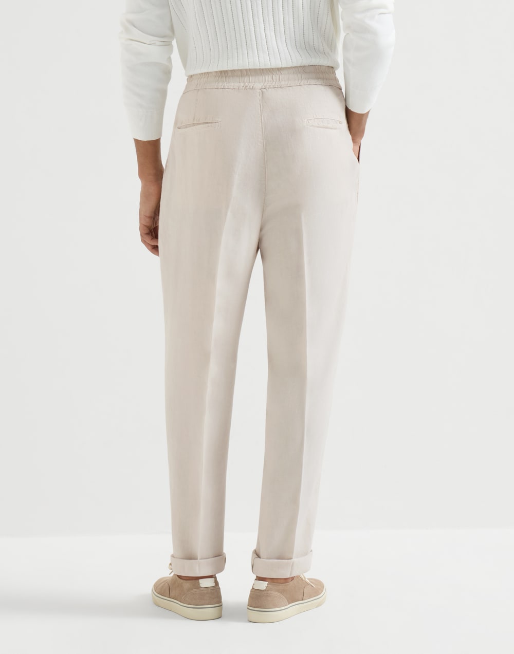 ドローストリング入りトラウザーズ ユタ メンズ - Brunello Cucinelli