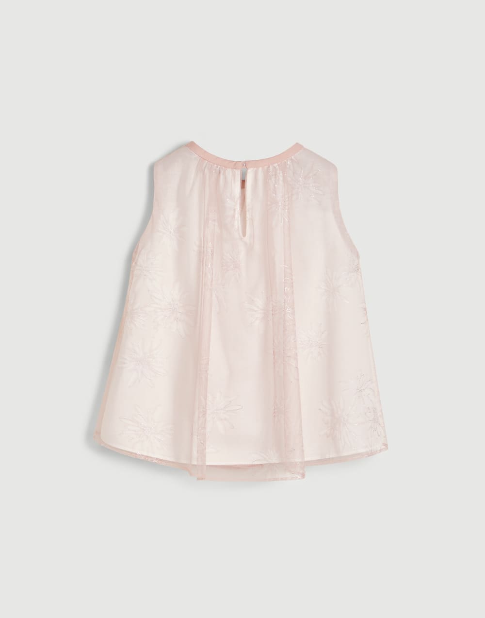 Sparkling daisy top Light Pink Girls - Brunello Cucinelli