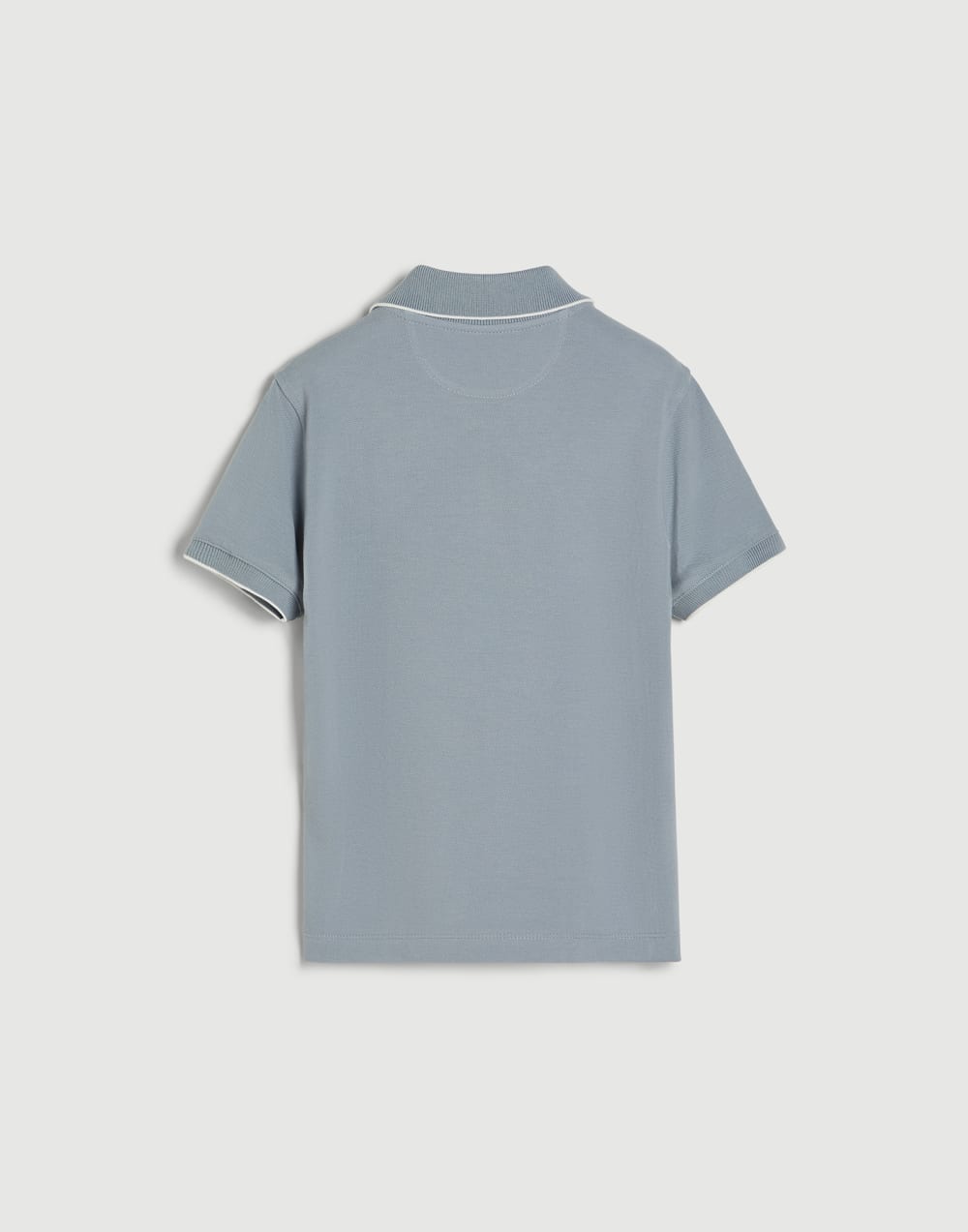 Piqué polo shirt Sky Blue Boys - Brunello Cucinelli