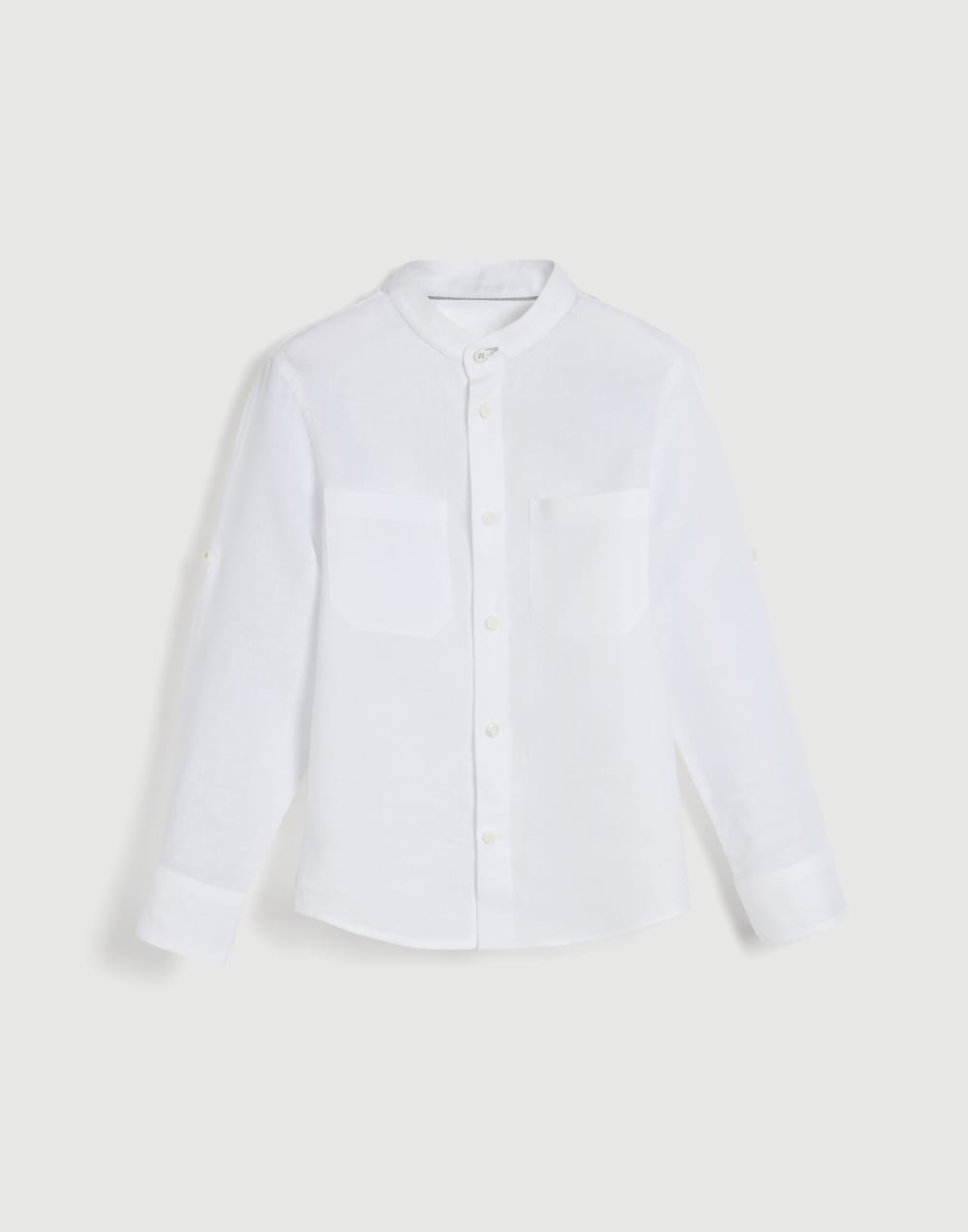 Mandarin collar shirt White Boys - Brunello Cucinelli