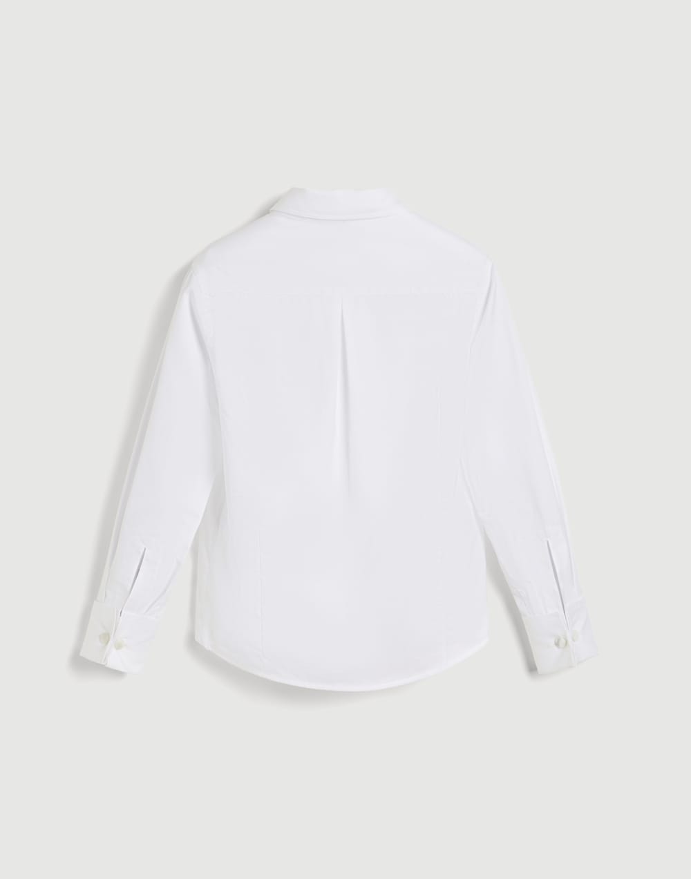 Twill shirt with spread collar White Boys - Brunello Cucinelli