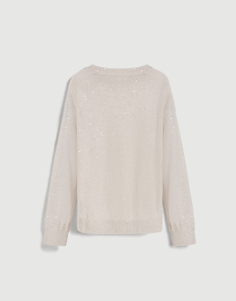 Pullover aus Leinen und Seide Hellbeige Mädchen - Brunello Cucinelli