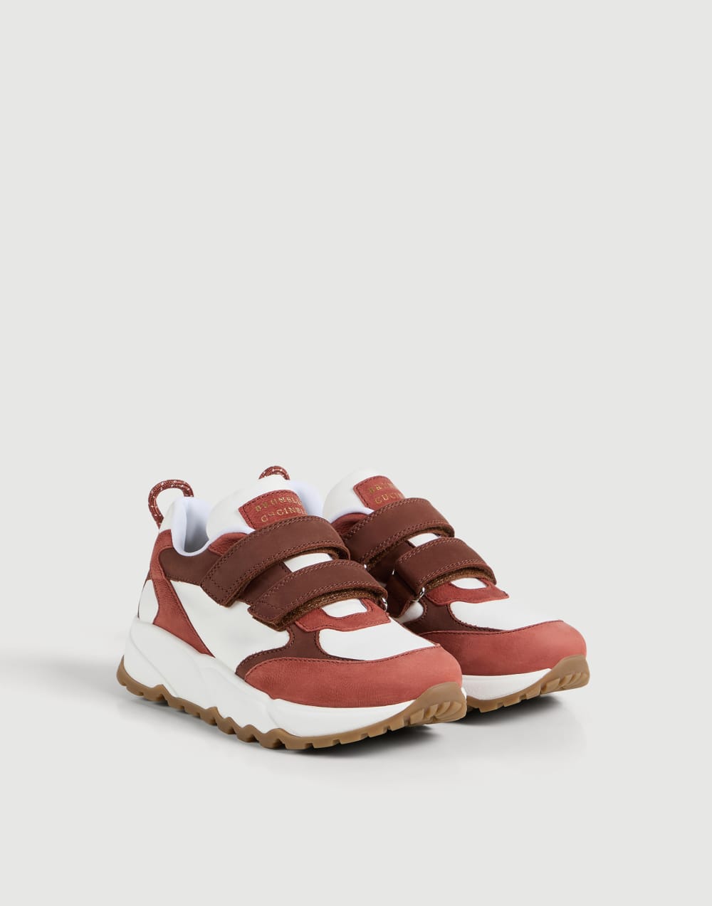 Sneakers with straps Red Boys - Brunello Cucinelli
