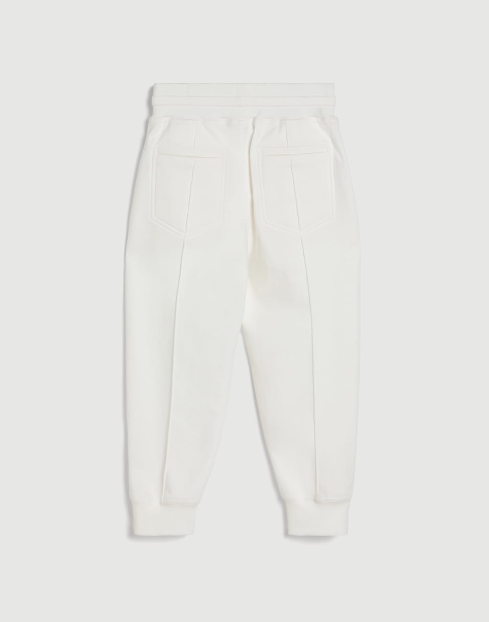Брюки из футера Белый с Сероватым Оттенком Мальчики - Brunello Cucinelli