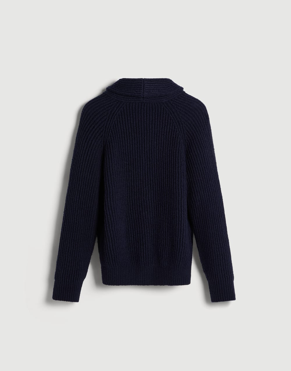Malfilé cotton cardigan Navy Blue Boys - Brunello Cucinelli