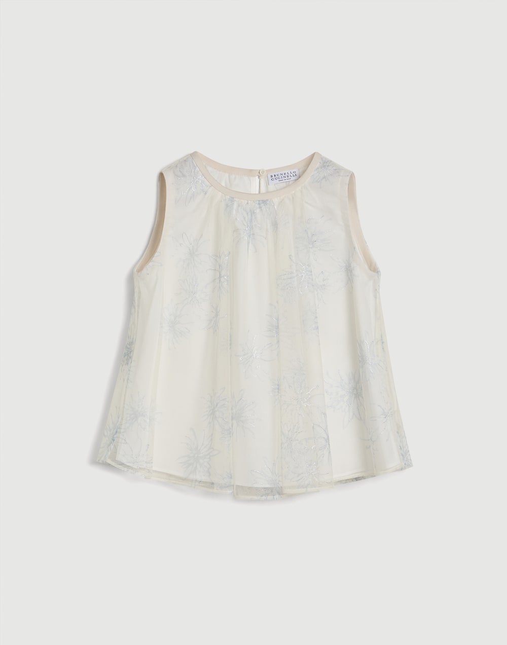 Sparkling daisy top Panama Girls - Brunello Cucinelli